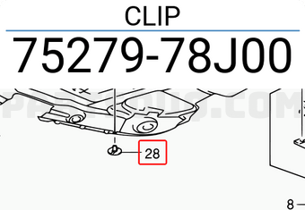 Suzuki 7527978J00 CLIP