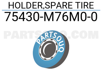 Suzuki 75430M76M00 HOLDER,SPARE TIRE