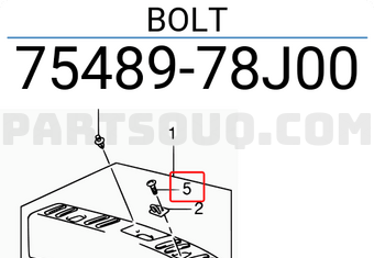 Suzuki 7548978J00 BOLT