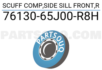 Suzuki 7613065J00R8H SCUFF COMP,SIDE SILL FRONT,R