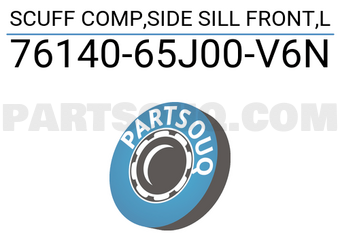 Suzuki 7614065J00V6N SCUFF COMP,SIDE SILL FRONT,L
