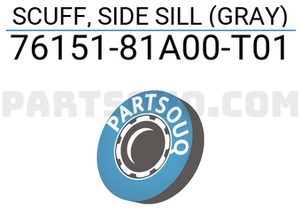 Suzuki 7615181A00T01 SCUFF, SIDE SILL (GRAY)