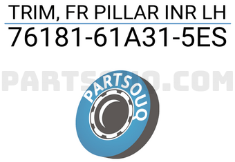 Suzuki 7618161A315ES TRIM, FR PILLAR INR LH