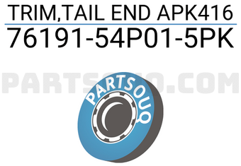 Suzuki 7619154P015PK TRIM,TAIL END APK416