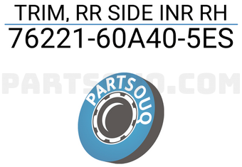 Suzuki 7622160A405ES TRIM, RR SIDE INR RH