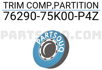 Suzuki 7629075K00P4Z TRIM COMP,PARTITION