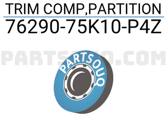 Suzuki 7629075K10P4Z TRIM COMP,PARTITION