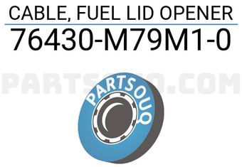 Suzuki 76430M79M10 CABLE, FUEL LID OPENER