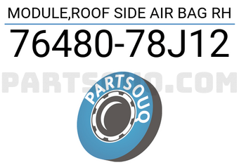 Suzuki 7648078J12 MODULE,ROOF SIDE AIR BAG RH