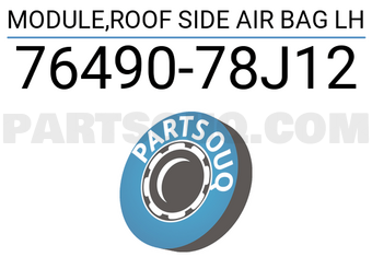 Suzuki 7649078J12 MODULE,ROOF SIDE AIR BAG LH