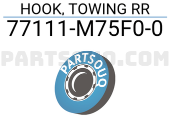 Suzuki 77111M75F00 HOOK, TOWING RR