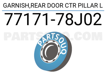 Suzuki 7717178J02 GARNISH,REAR DOOR CTR PILLAR L