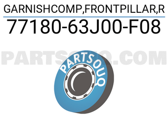 Suzuki 7718063J00F08 GARNISHCOMP,FRONTPILLAR,R