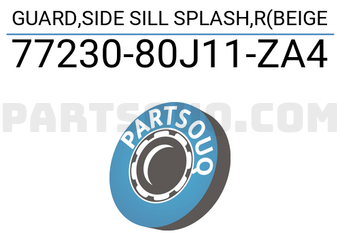 Suzuki 7723080J11ZA4 GUARD,SIDE SILL SPLASH,R(BEIGE