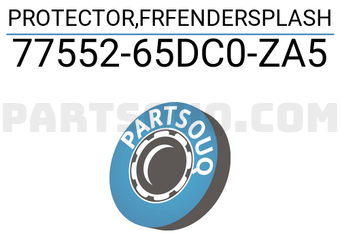 Suzuki 7755265DC0ZA5 PROTECTOR,FRFENDERSPLASH