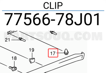 Suzuki 7756678J01 CLIP