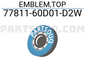 Suzuki 7781160D01D2W EMBLEM,TOP