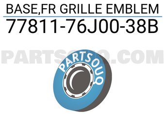 Suzuki 7781176J0038B BASE,FR GRILLE EMBLEM
