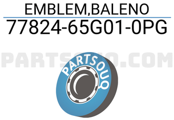 Suzuki 7782465G010PG EMBLEM,BALENO