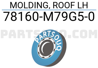 Suzuki 78160M79G50 MOLDING, ROOF LH