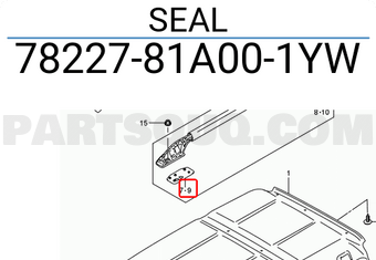 Suzuki 7822781A001YW SEAL