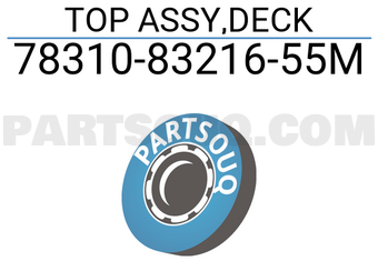 Suzuki 783108321655M TOP ASSY,DECK
