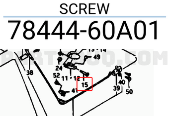Suzuki 7844460A01 SCREW