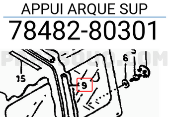 Suzuki 7848280301 APPUI ARQUE SUP