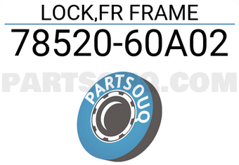 Suzuki 7852060A02 LOCK,FR FRAME