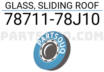 Suzuki 7871178J10 GLASS, SLIDING ROOF