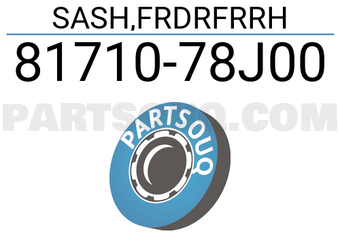 Suzuki 8171078J00 SASH,FRDRFRRH