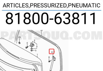 Suzuki 8180063811 ARTICLES,PRESSURIZED,PNEUMATIC