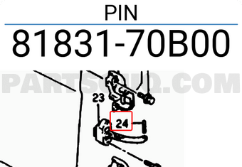 Suzuki 8183170B00 PIN