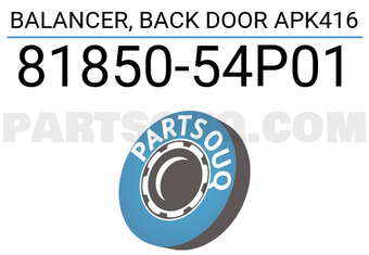 Suzuki 8185054P01 BALANCER, BACK DOOR APK416