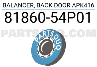 Suzuki 8186054P01 BALANCER, BACK DOOR APK416