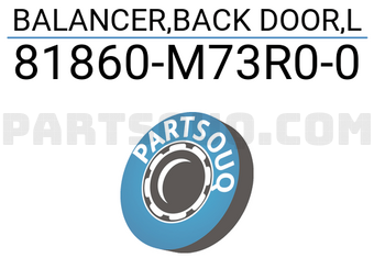 Suzuki 81860M73R00 BALANCER,BACK DOOR,L