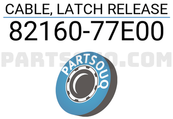 Suzuki 8216077E00 CABLE, LATCH RELEASE
