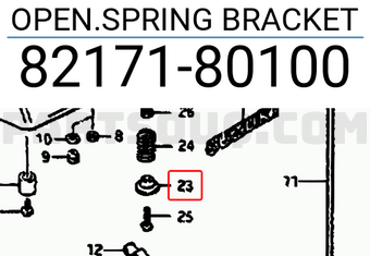 Suzuki 8217180100 OPEN.SPRING BRACKET