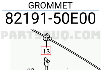 Suzuki 8219150E00 GROMMET