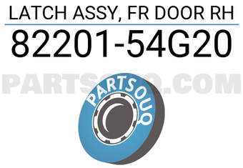 Suzuki 8220154G20 LATCH ASSY, FR DOOR RH