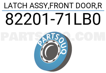 Suzuki 8220171LB0 LATCH ASSY,FRONT DOOR,R