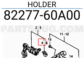 Suzuki 8227760A00 HOLDER