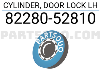 Suzuki 8228052810 CYLINDER, DOOR LOCK LH