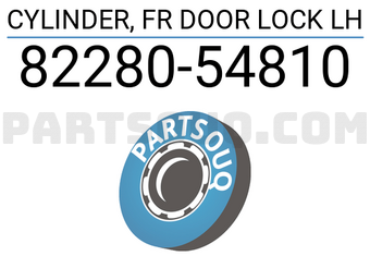 Suzuki 8228054810 CYLINDER, FR DOOR LOCK LH