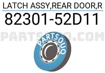 Suzuki 8230152D11 LATCH ASSY,REAR DOOR,R