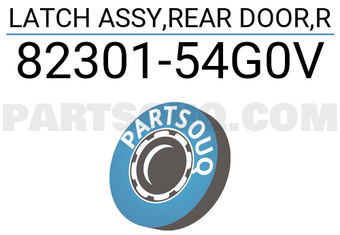 Suzuki 8230154G0V LATCH ASSY,REAR DOOR,R