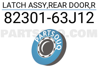 Suzuki 8230163J12 LATCH ASSY,REAR DOOR,R