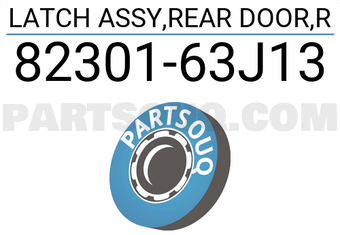 Suzuki 8230163J13 LATCH ASSY,REAR DOOR,R