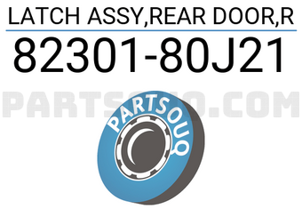 Suzuki 8230180J21 LATCH ASSY,REAR DOOR,R
