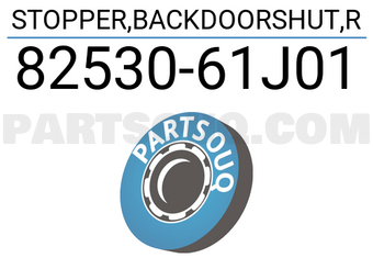 Suzuki 8253061J01 STOPPER,BACKDOORSHUT,R
